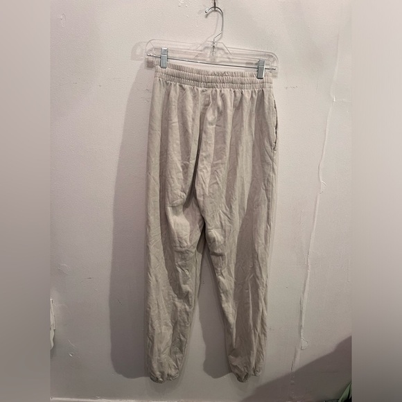 Talentless Heavyweight Sweatpants Women's Streetwear Cream Size XS - Picture 6 of 6